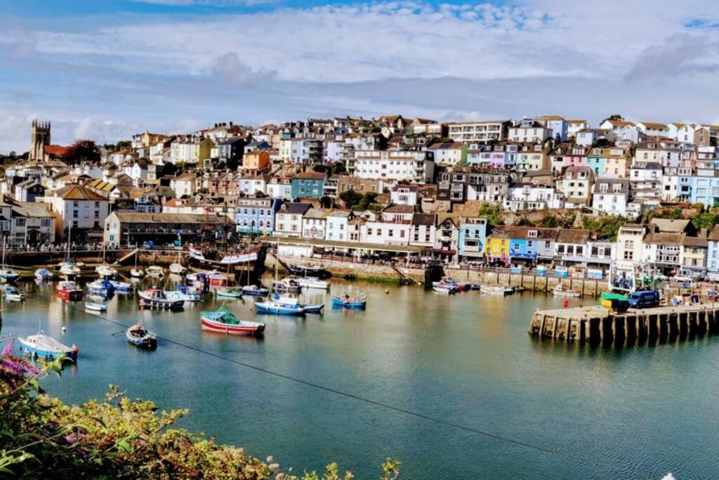 Luxury Dog Friendly Home In Brixham Harbour With Sea Views And Free Parking Экстерьер фото